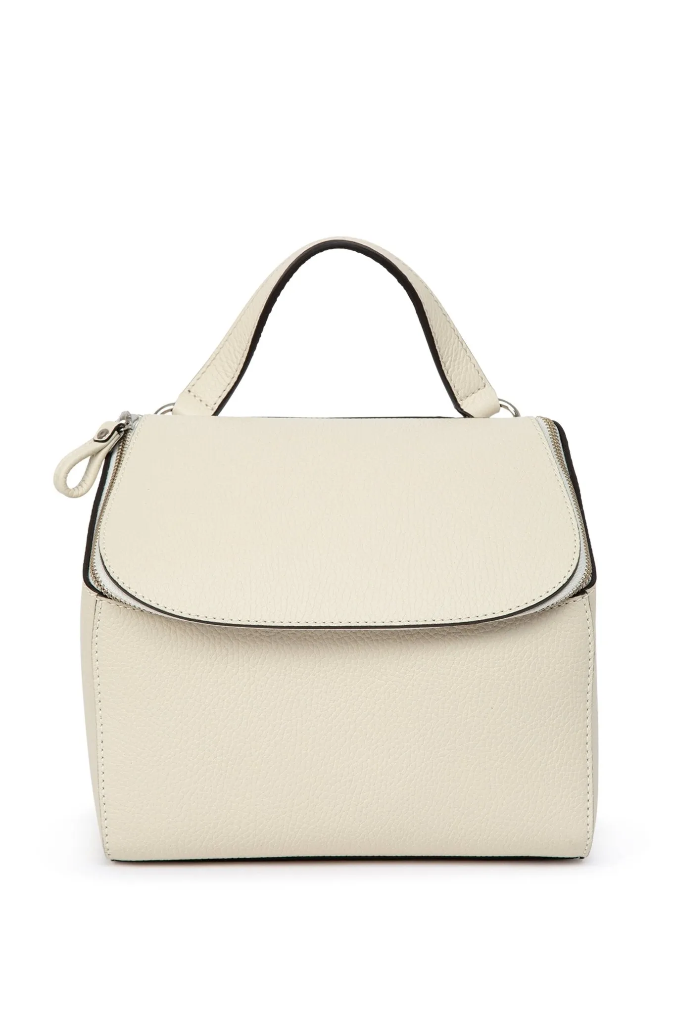 ADINA SMALL HANDBAG IN ITALIAN LEATHER