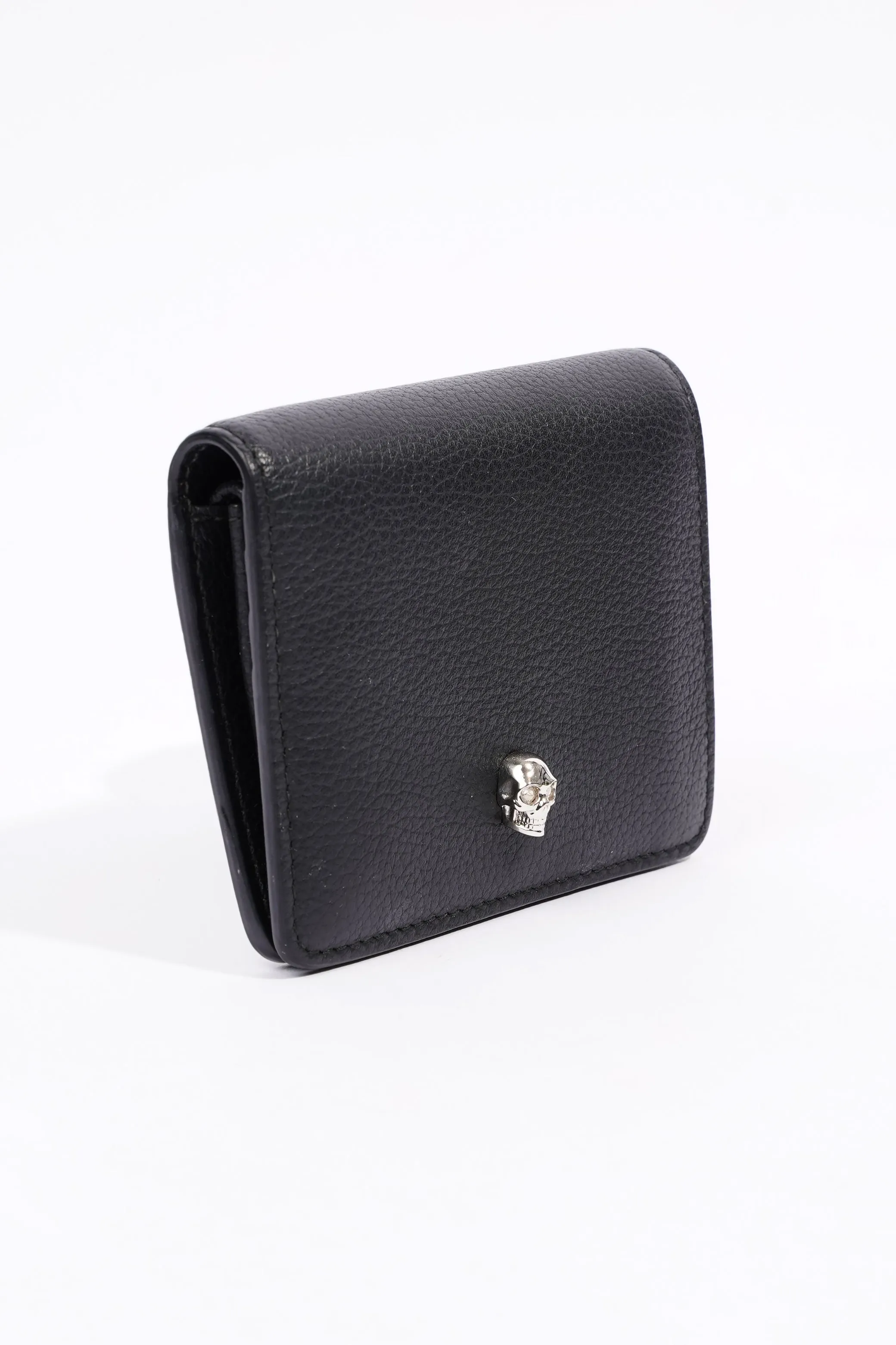 Alexander McQueen Bi-Fold Wallet / Black / Leather