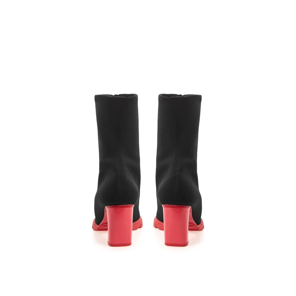 Alexander McQueen Black Neoprene Boot