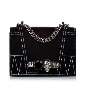 Alexander McQueen Knuckle Denim Crossbody (SHG-30052)