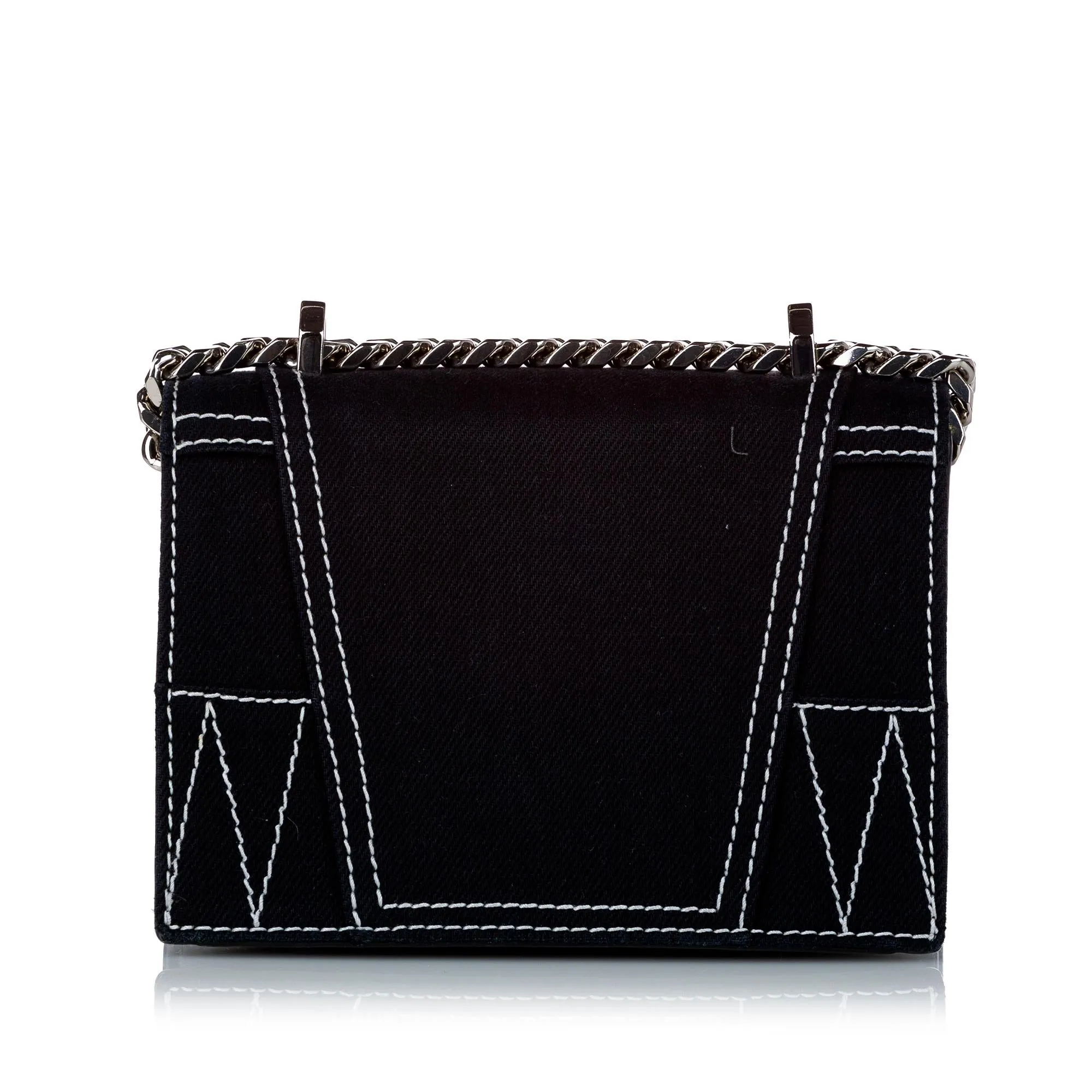 Alexander McQueen Knuckle Denim Crossbody (SHG-30052)