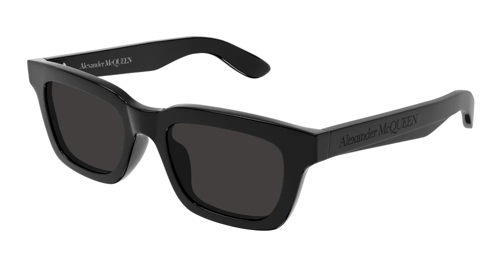 Alexander Mcqueen Sunglass Man Black Grey AM0392S-001