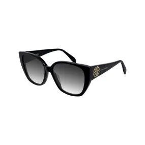 Alexander Mcqueen Sunglass Woman Black Grey AM0284S-002