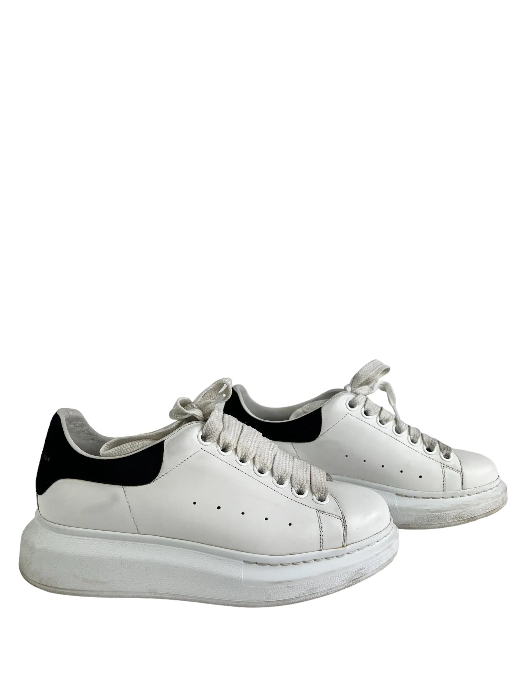 Alexander McQueen White Leather Sneakers - UK 4