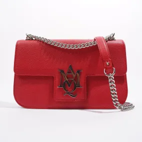 Alexander McQueen Womens Chain Bag Red