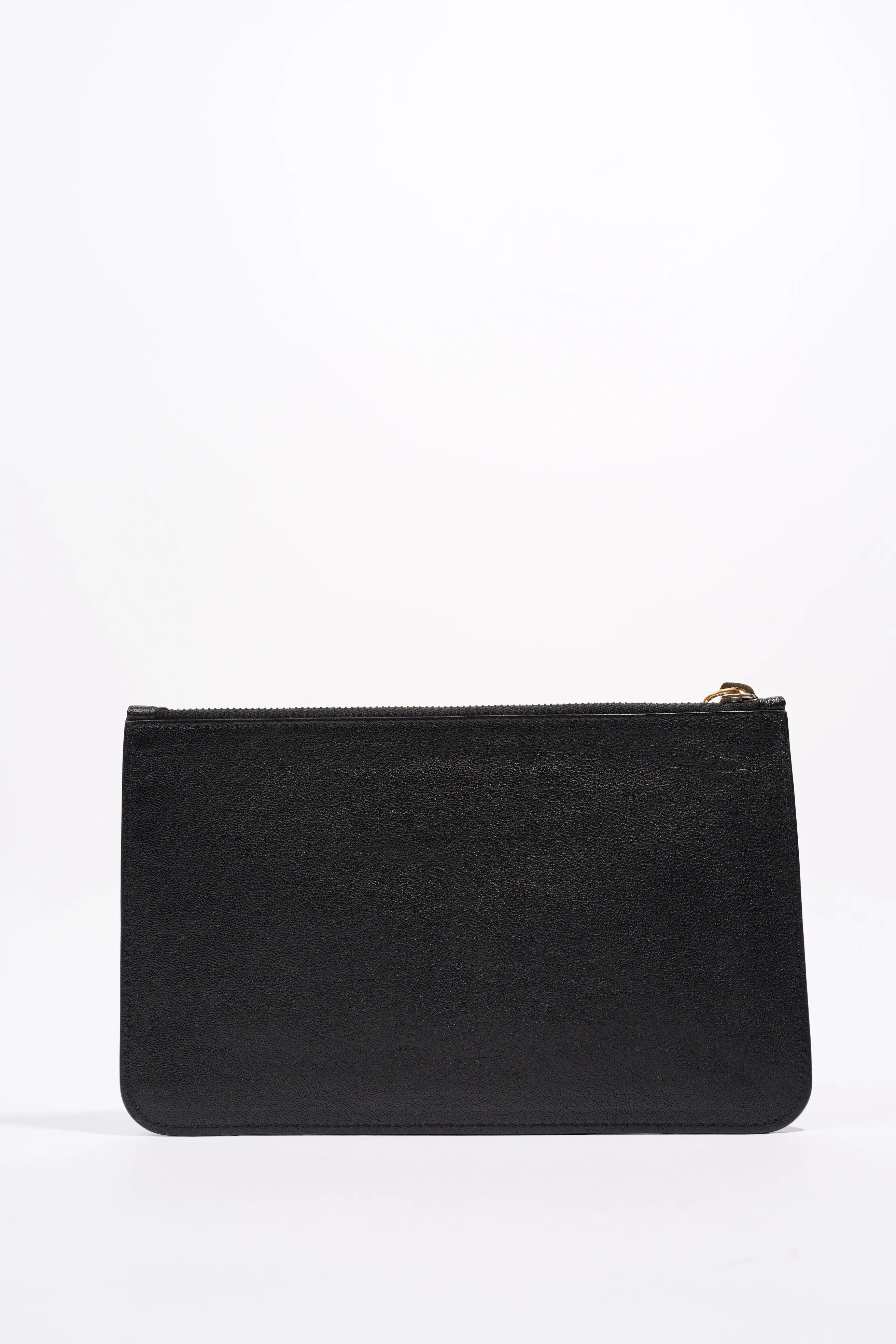 Alexander McQueen Zipped Clutch Black Leather