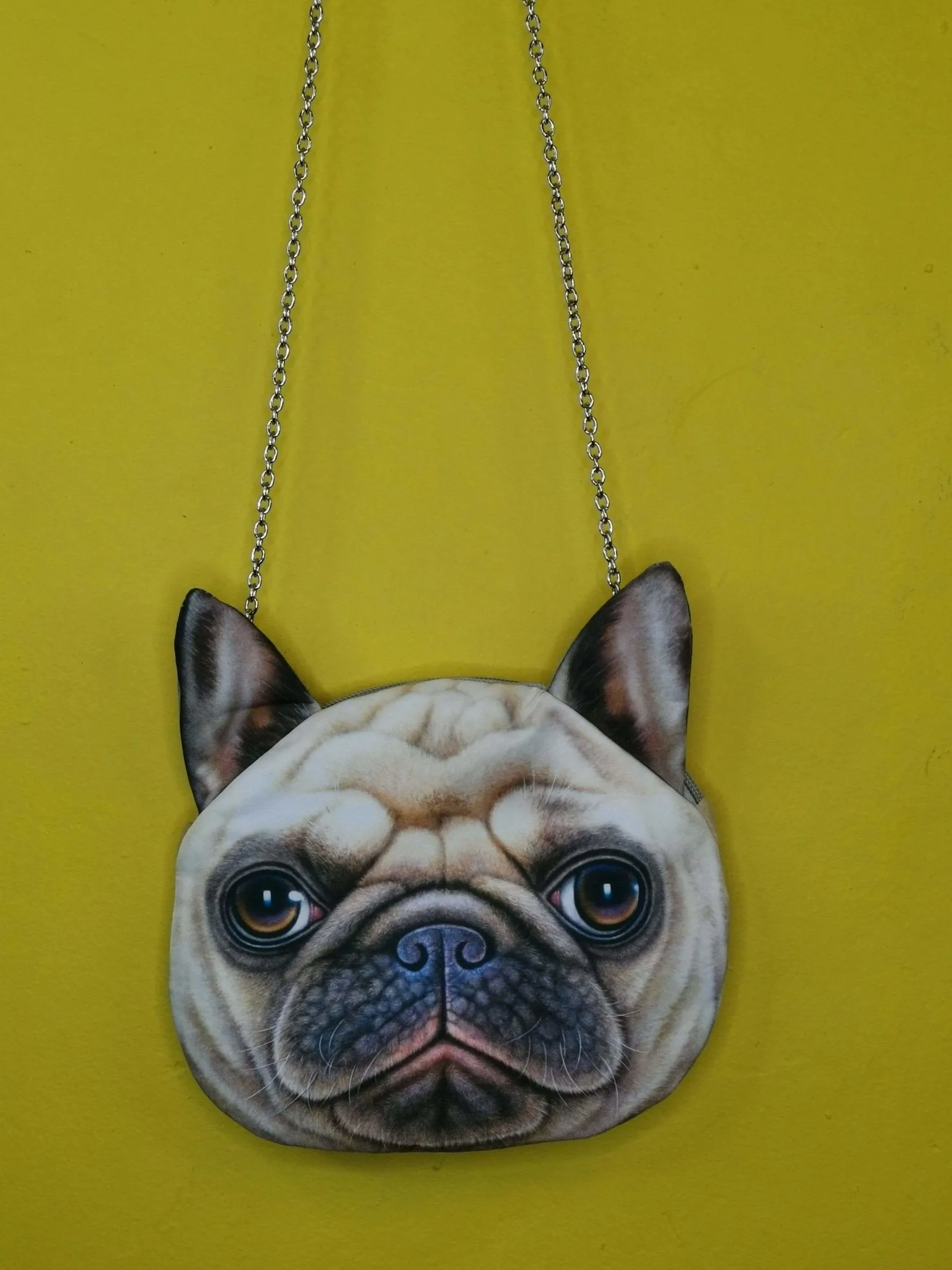 Animal Pug chain small bag