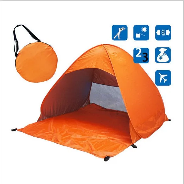 ASHORESHOP Automatic Open Tent Family Tourist Fish Camping Sun Shade Tent