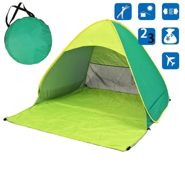 ASHORESHOP Automatic Open Tent Family Tourist Fish Camping Sun Shade Tent