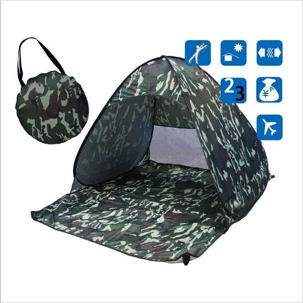 ASHORESHOP Automatic Open Tent Family Tourist Fish Camping Sun Shade Tent