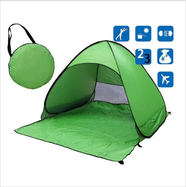 ASHORESHOP Automatic Open Tent Family Tourist Fish Camping Sun Shade Tent