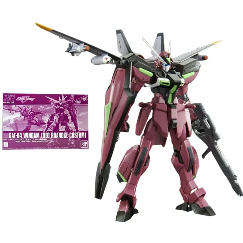 Bandai Gundam Model Kit Anime Figure HGCE GAT-04 Windam Neo Roanoke Custom Genuine Gunpla  Action Toy Figure Toys