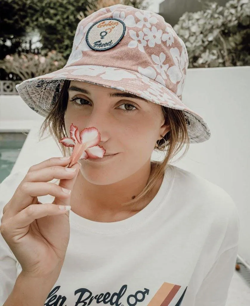 Barkly Floral Bucket Hat | Musk