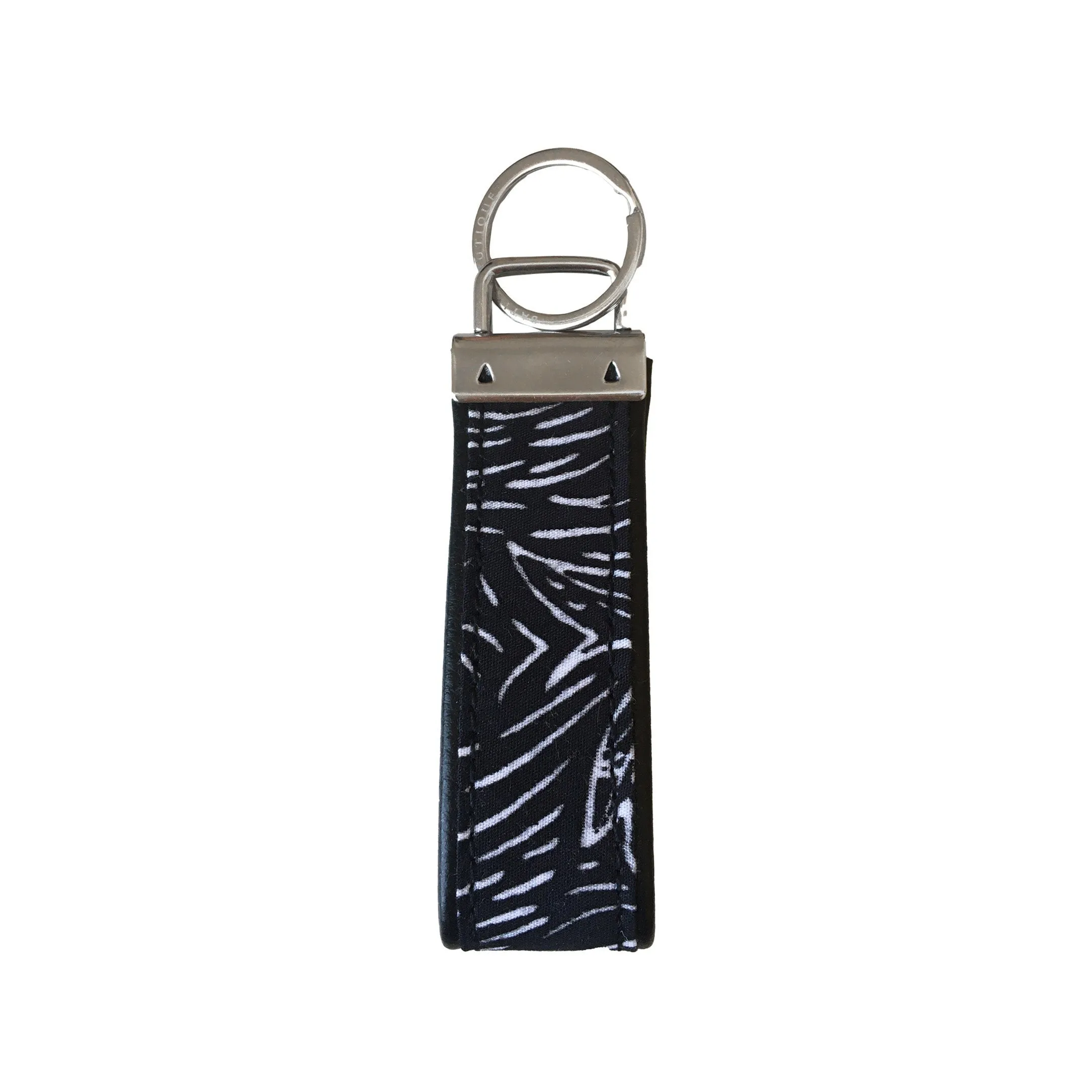 Batik Key Fob - Black Driftwood