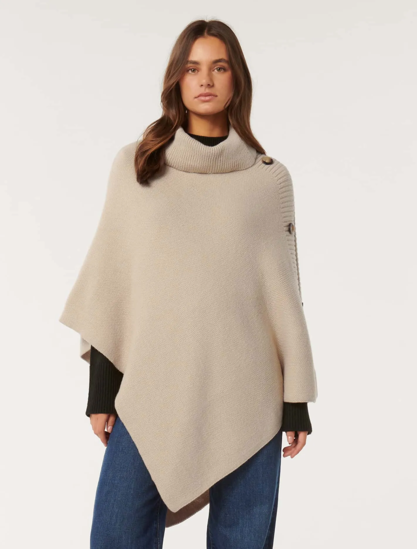 Betty Button Poncho