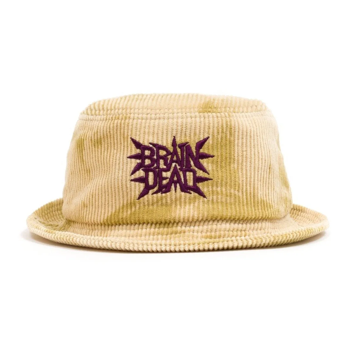 Brain Dead Spikey Bleached Cord Bucket Hat