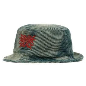 Brain Dead Spikey Bleached Cord Bucket Hat