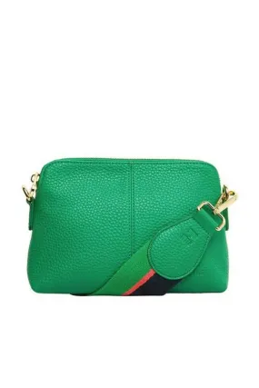 Burbank Crossbody | Green Pebble