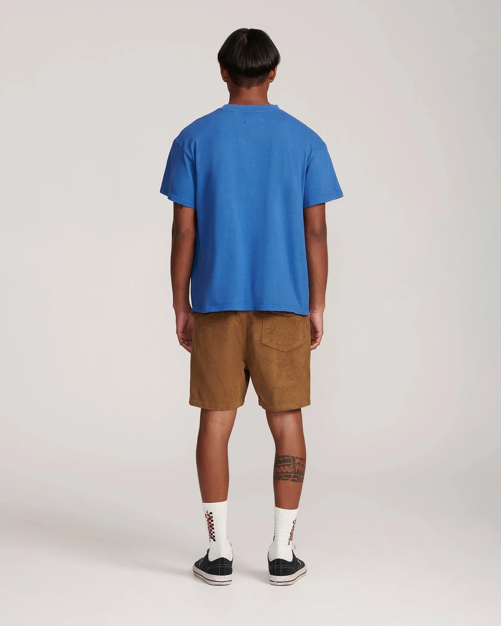 Calen Placement Tee Cobalt