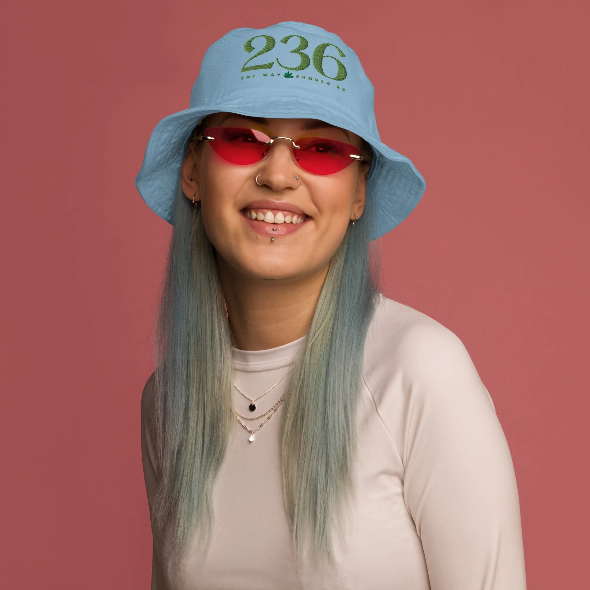 Cannabis Inspired Organic bucket hat