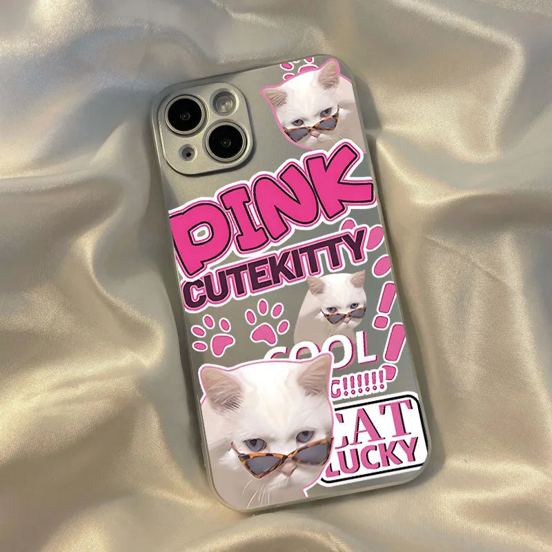 Cartoon Cat Dog Phone Case