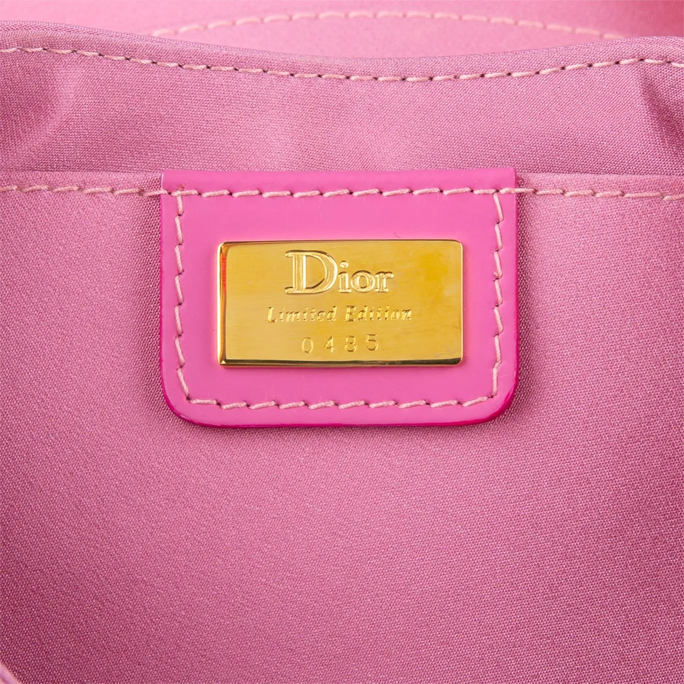 Christian Dior Limited Edition Embroidered Mini Wristlet Clutch