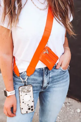 Clip & Go Strap & Pouch-Orange