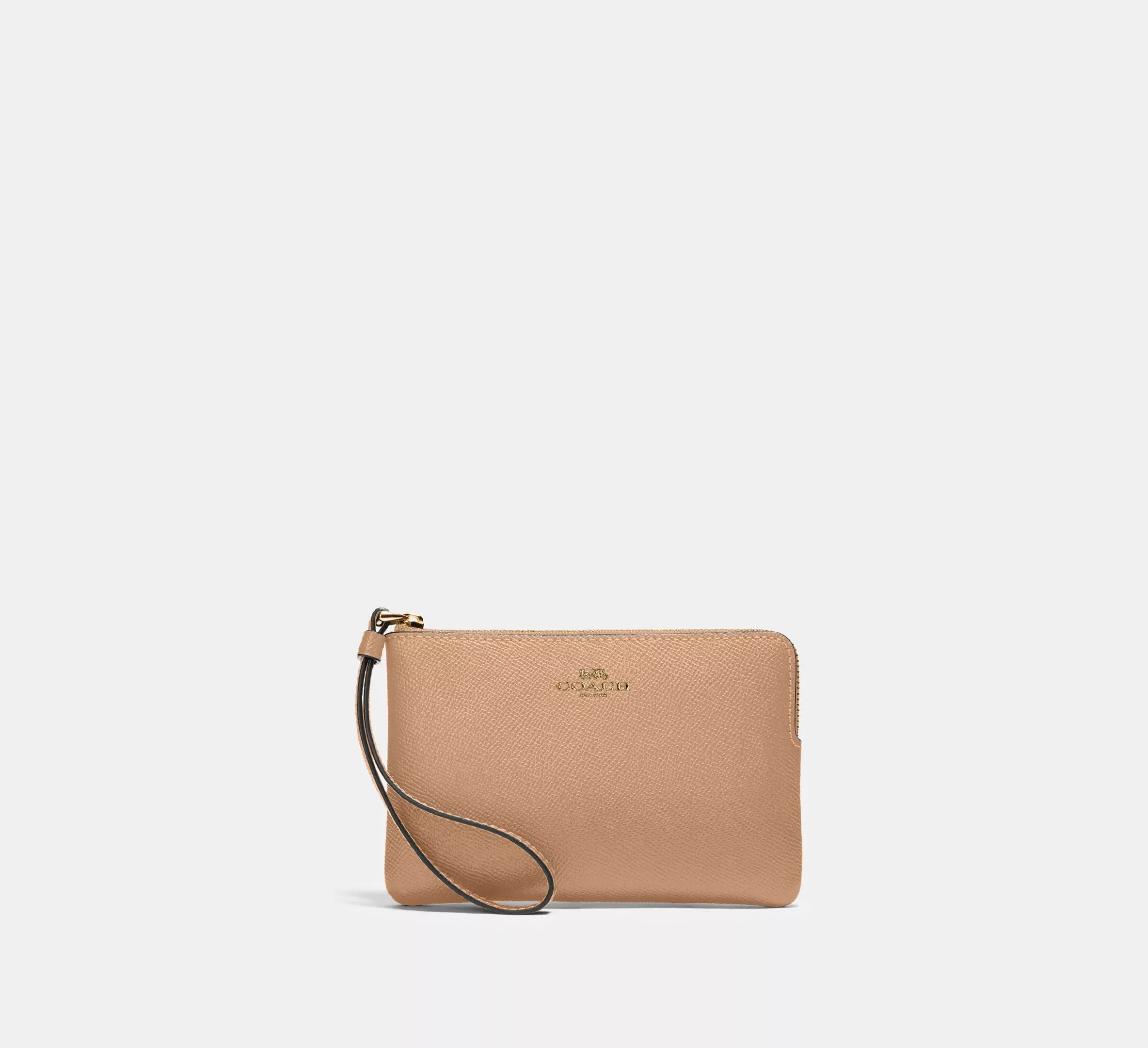 Coach Corner Zip Wristlet