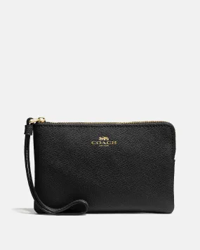 Coach Corner Zip Wristlet