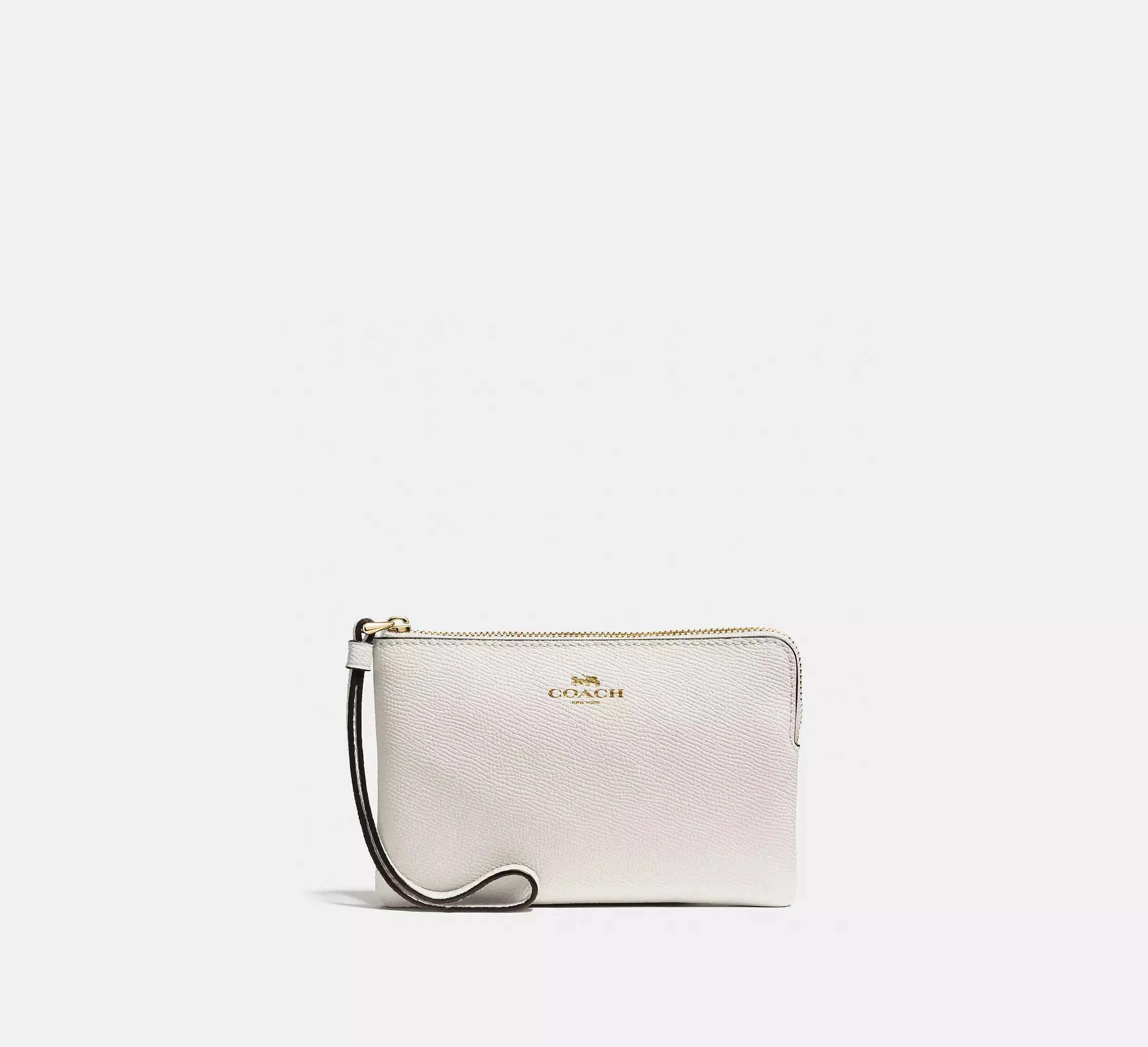 Coach Corner Zip Wristlet