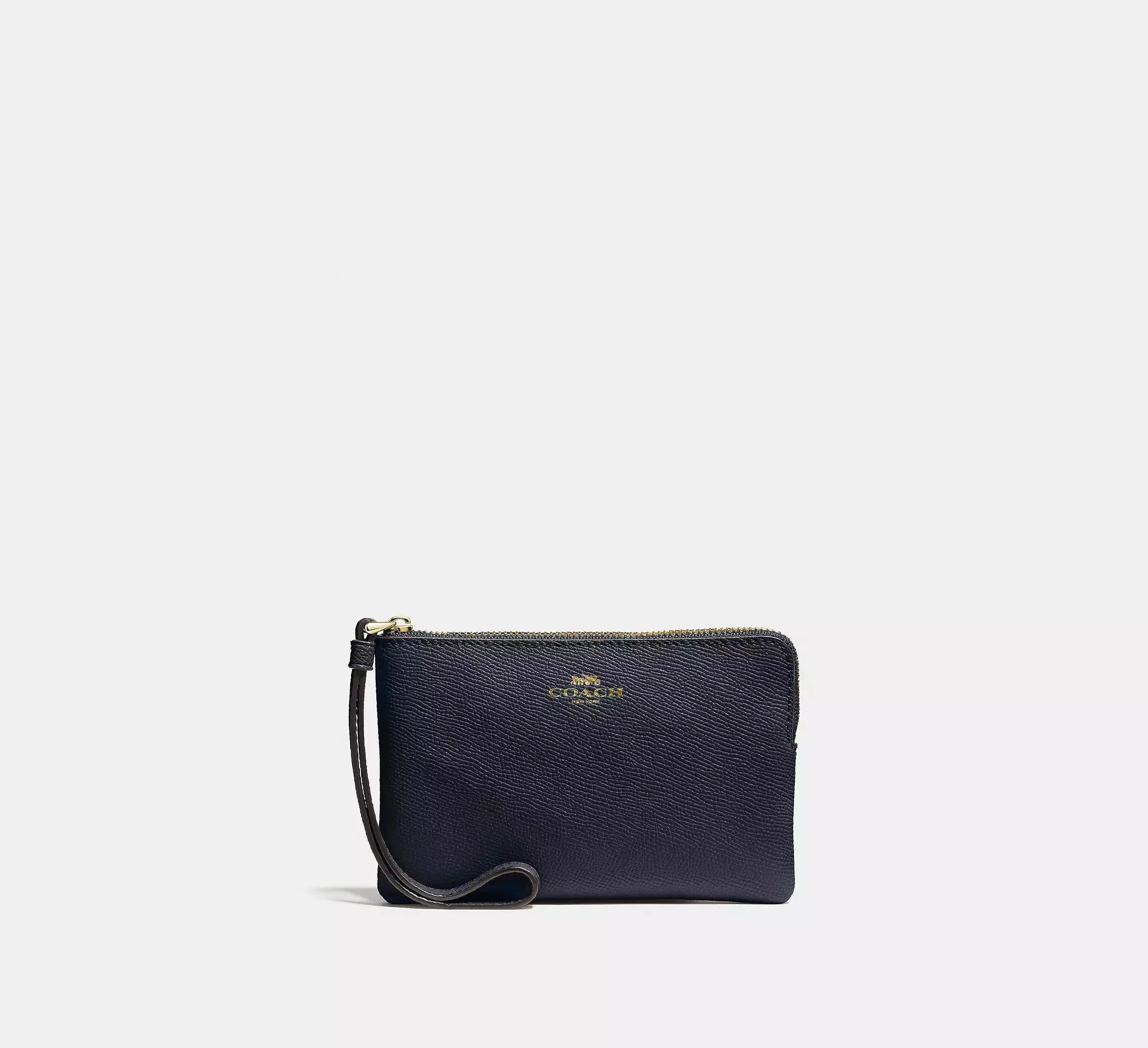 Coach Corner Zip Wristlet