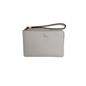 Coach White Leather Small Wristlet | Like New |