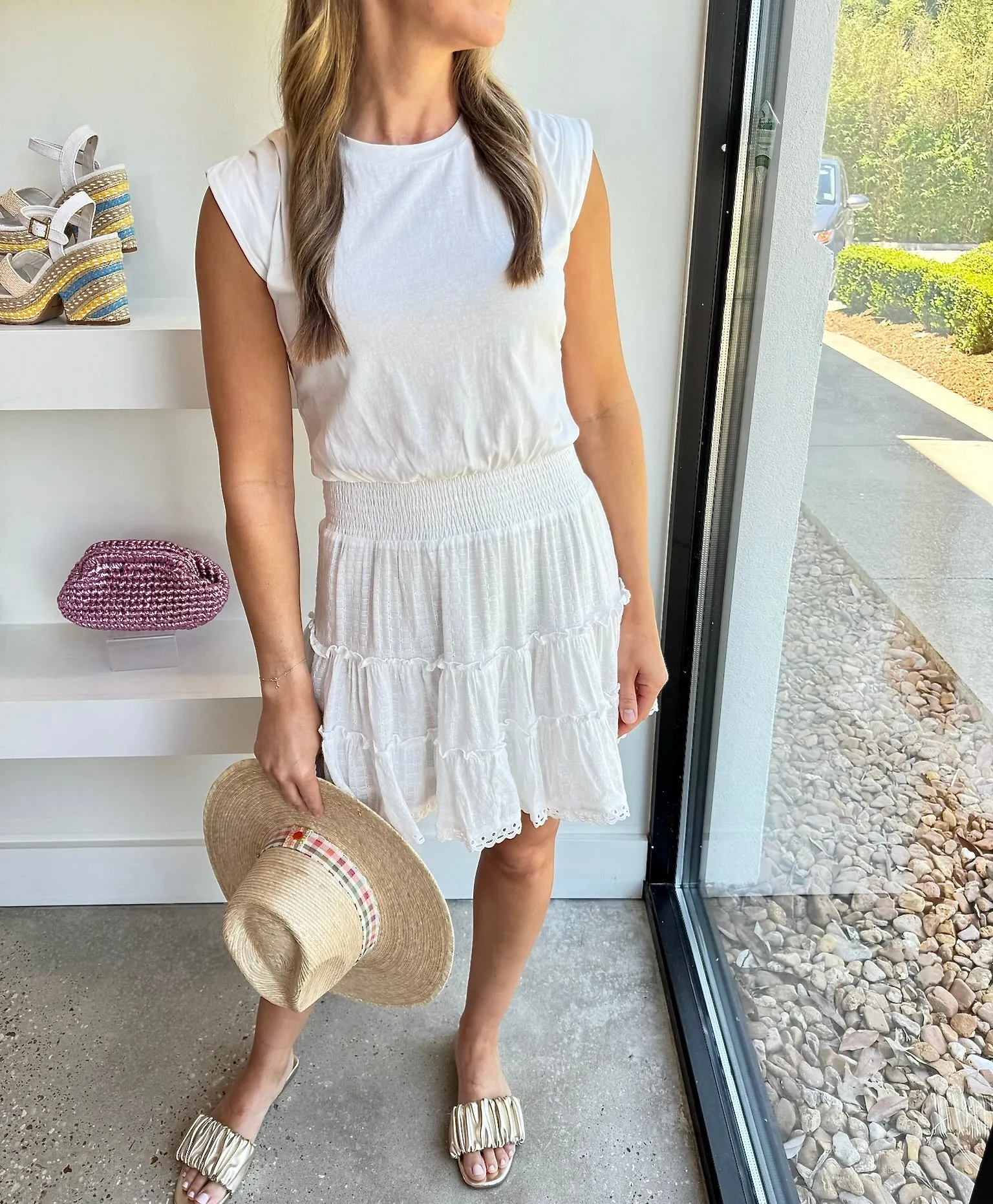 Creme Rhea Dress