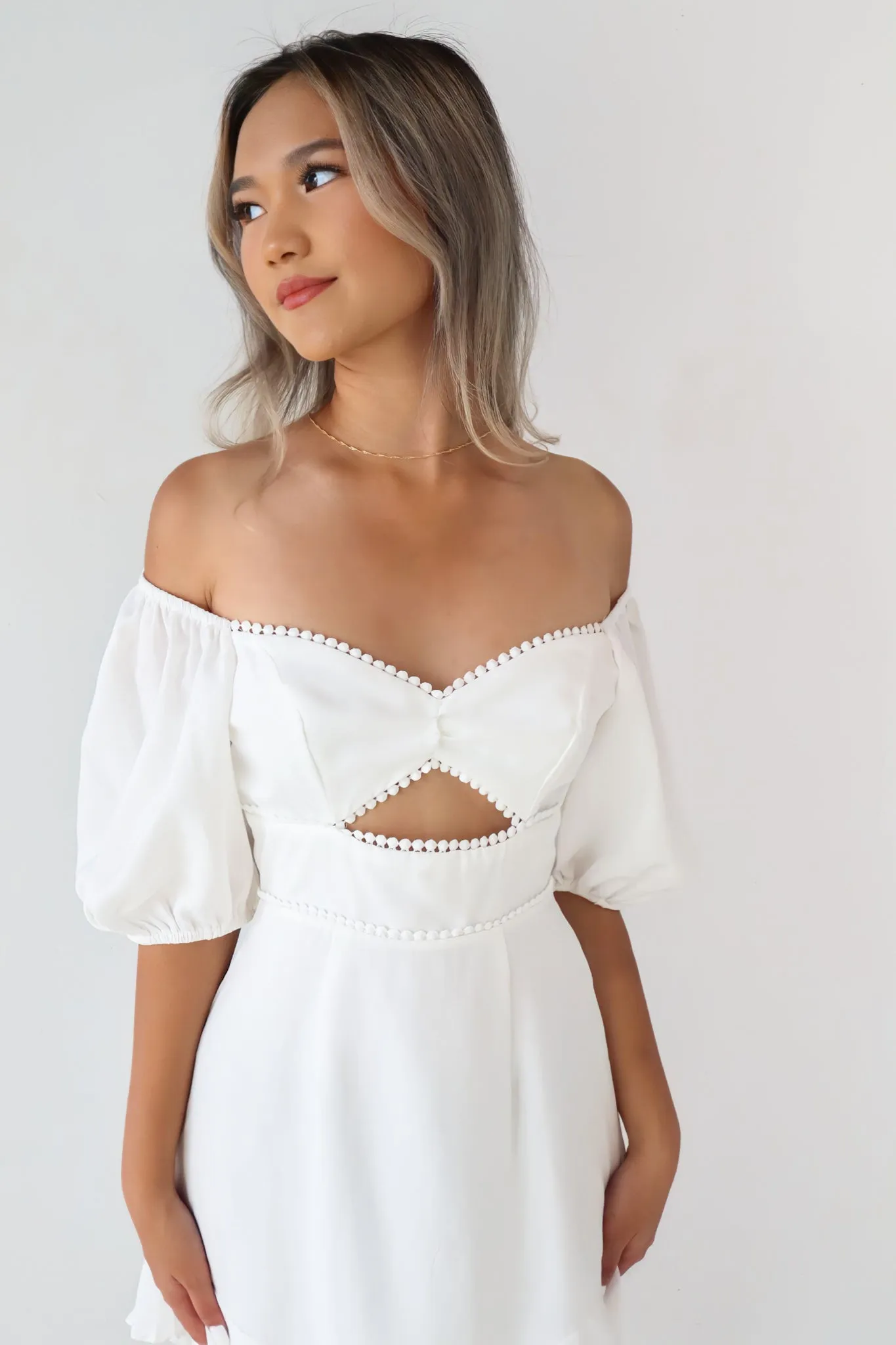 Cyrus Mini Dress - White