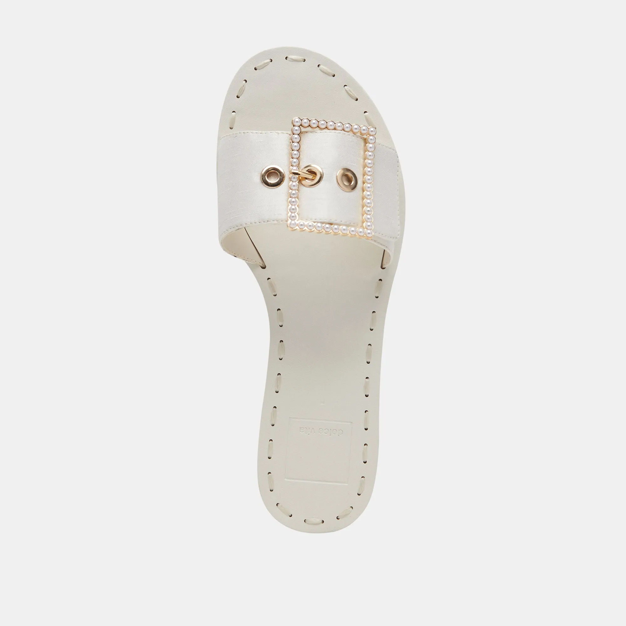 DASA PEARL SANDALS VANILLA SILK