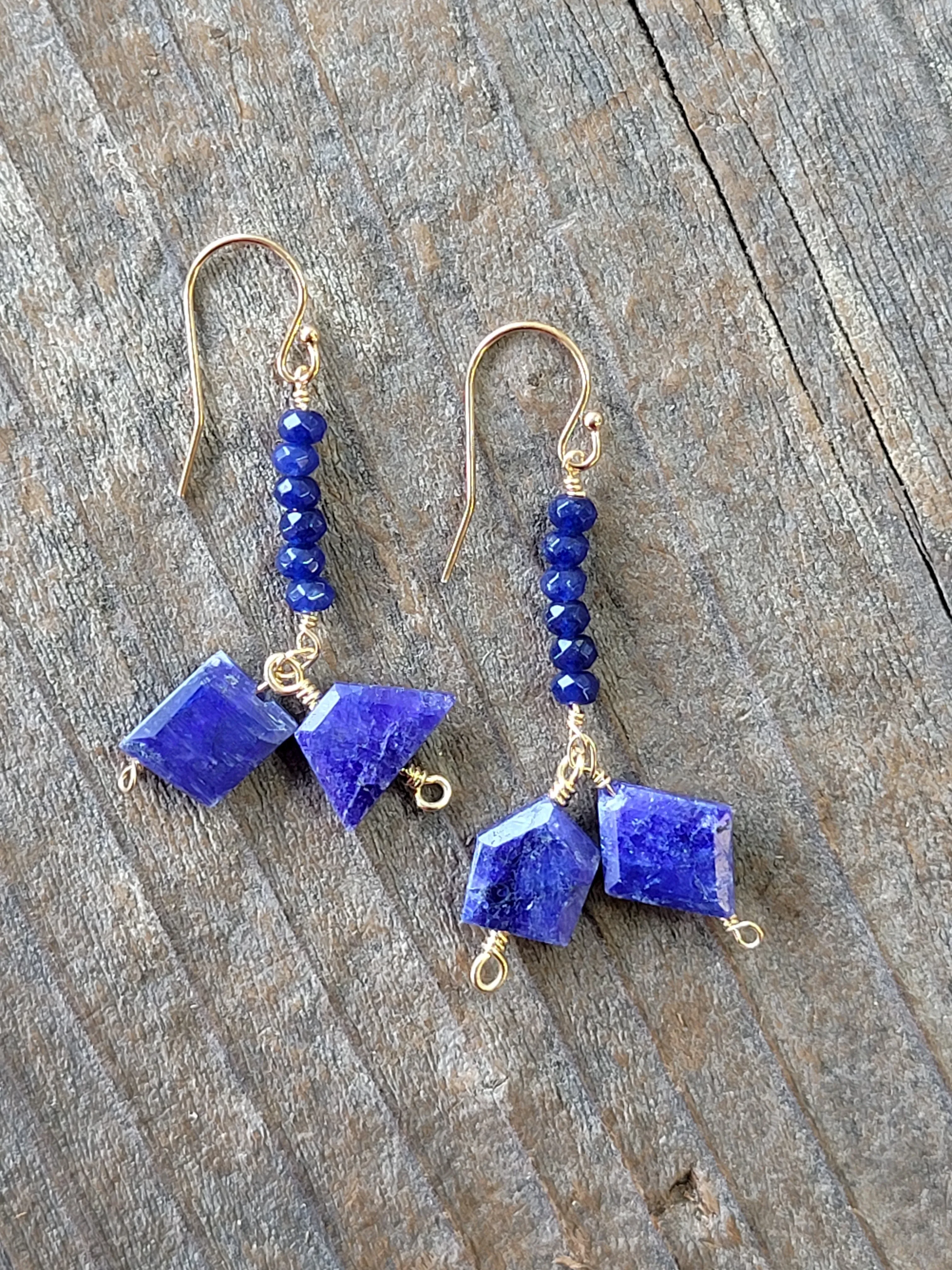 Del Mar Earring in Sapphire