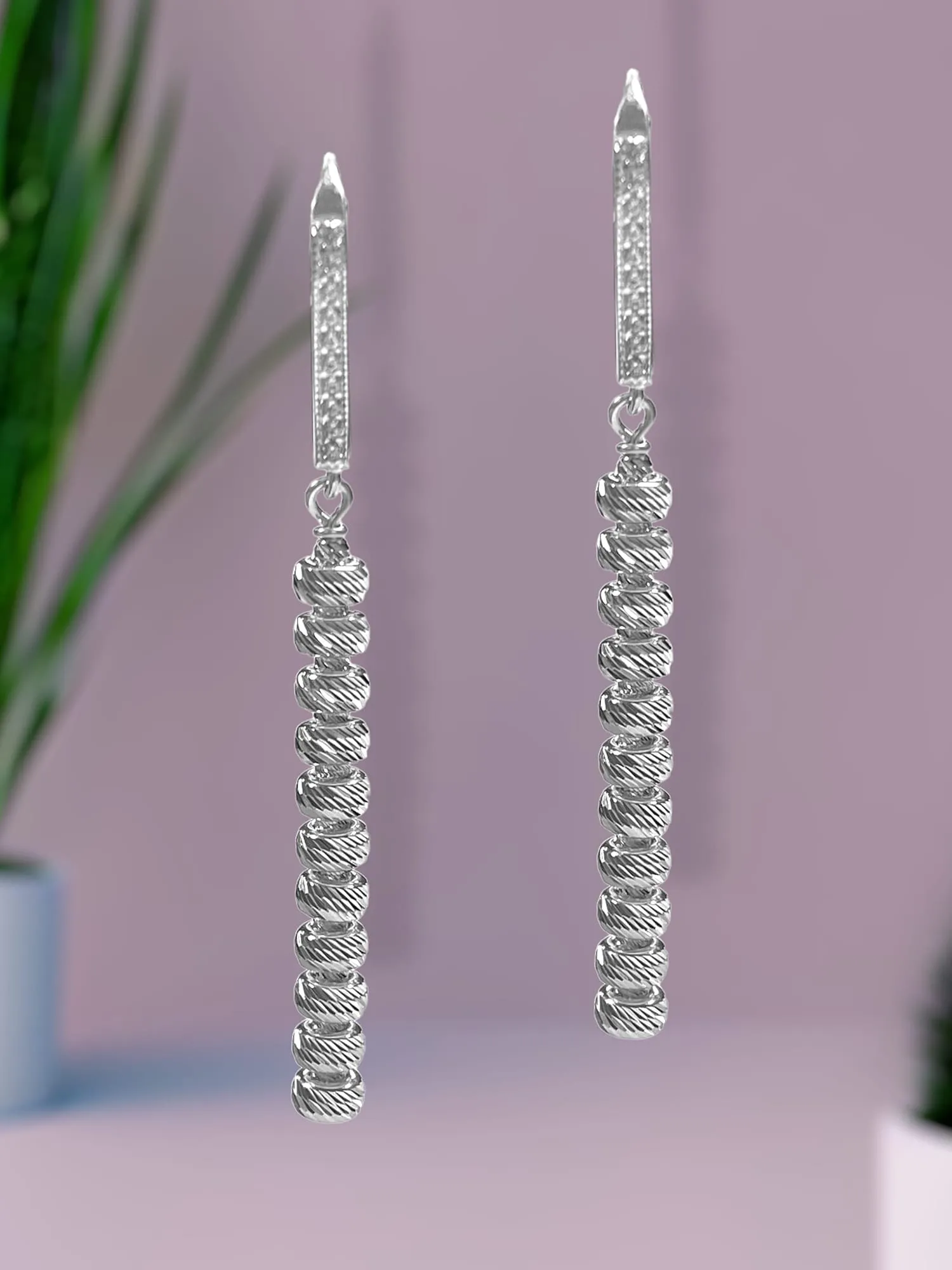 DIY Earring Kit - Stacked Silver Multi-Cut Earrings