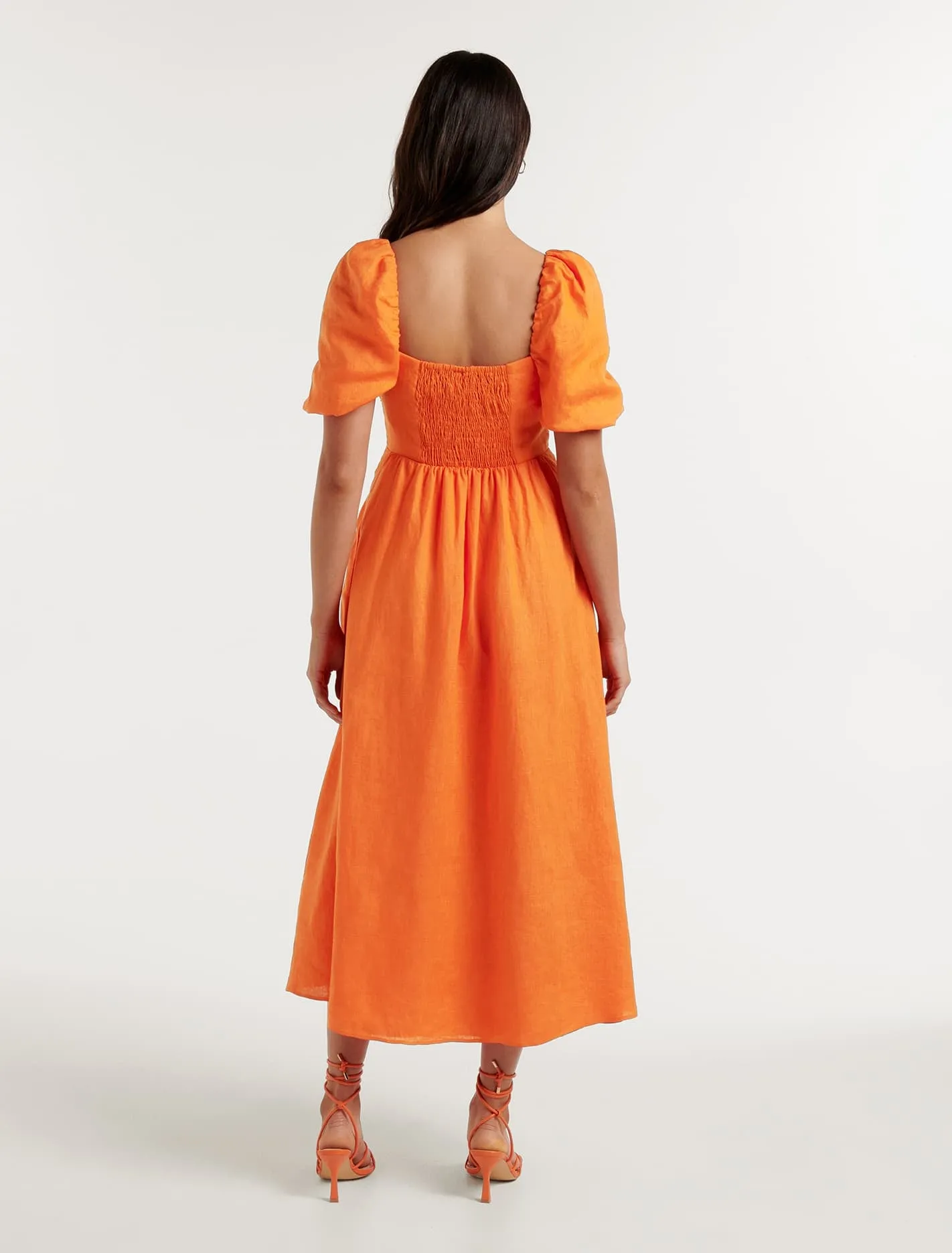 Dream Ruched Bodice Midi Dress