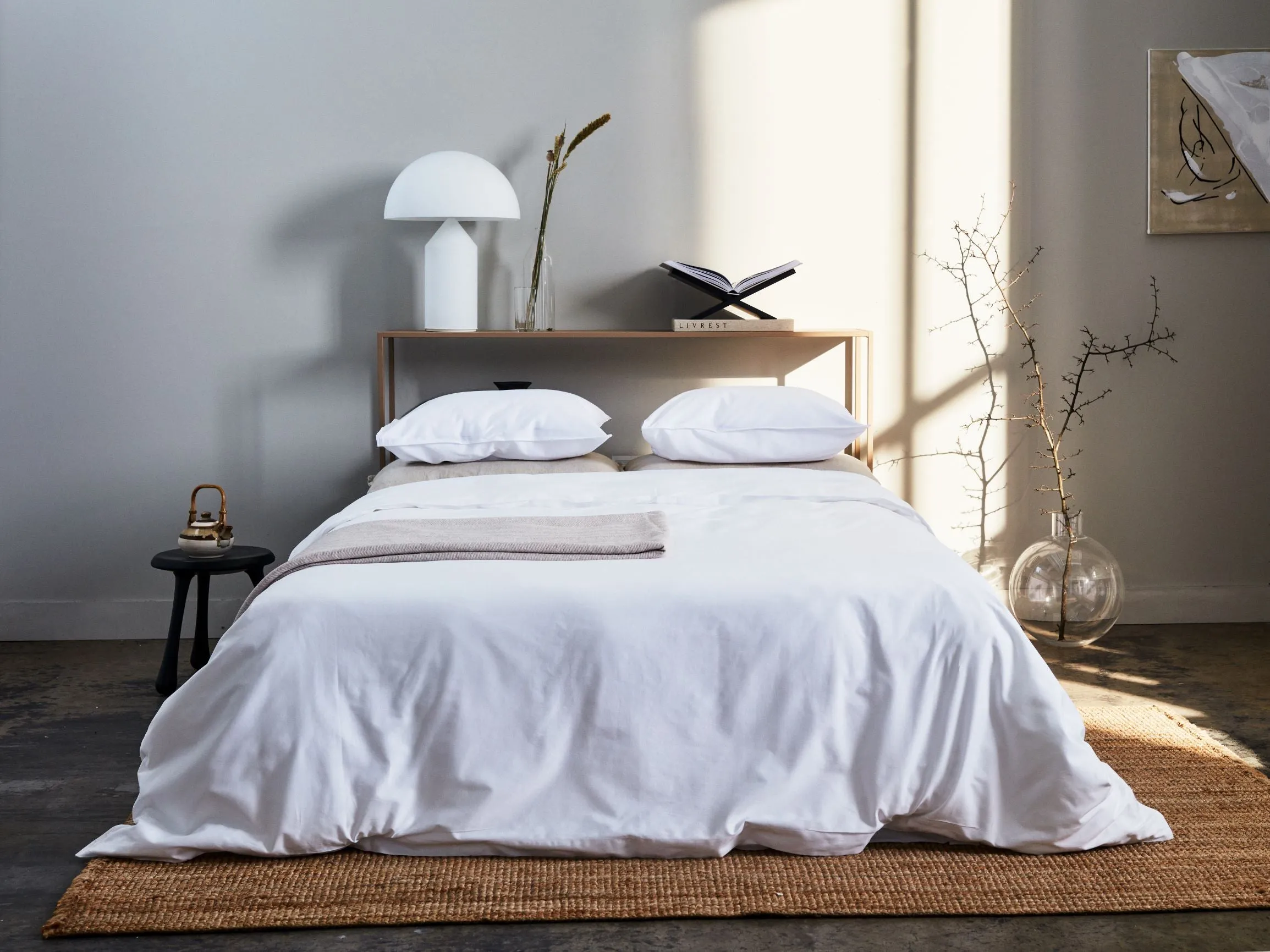 Duvet cover White 220x220 cm