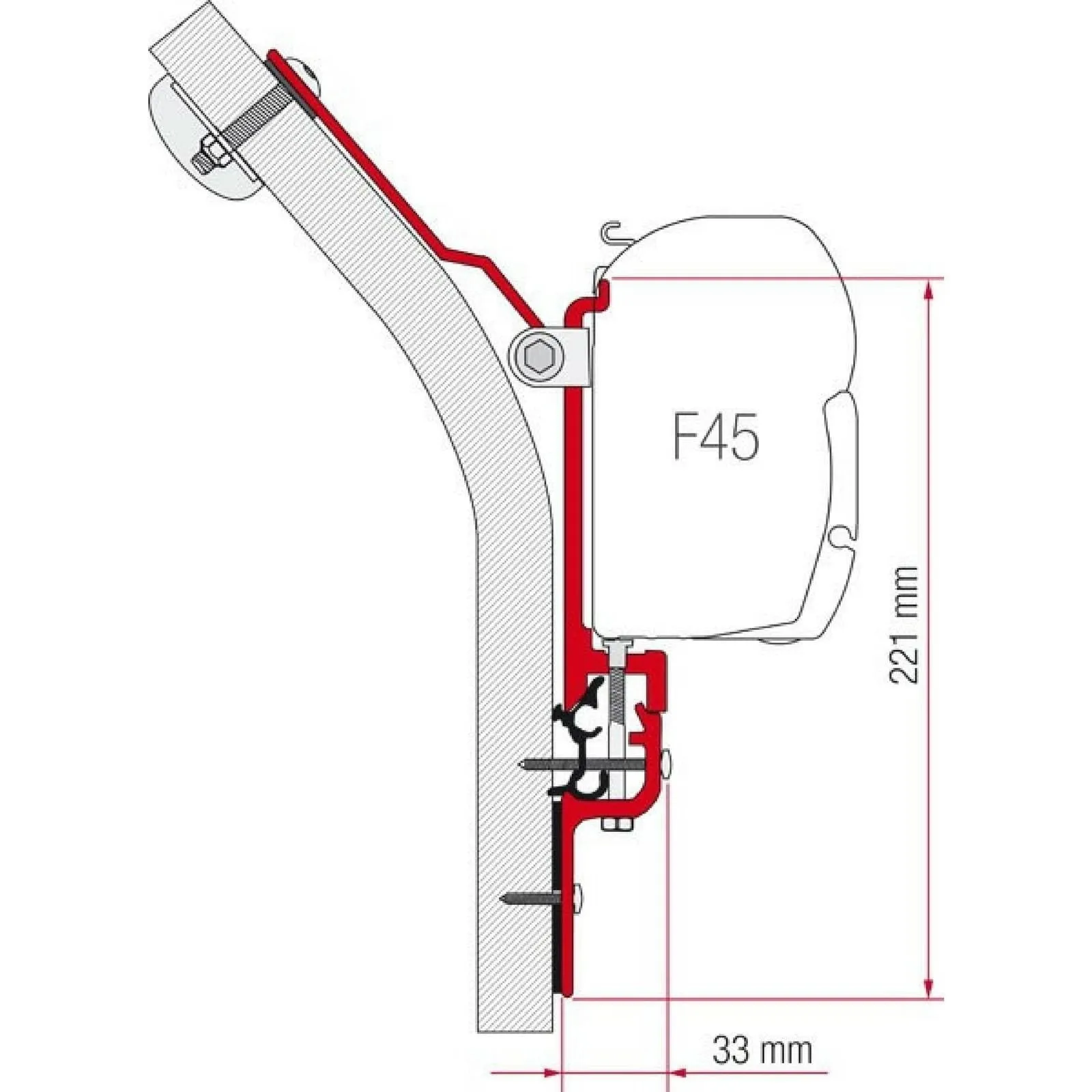 Fiamma Eriba Touring Awning Adapter Kit