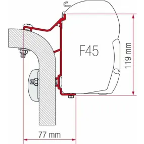 Fiamma Hymer Van/B2 Awning Adapter Kit