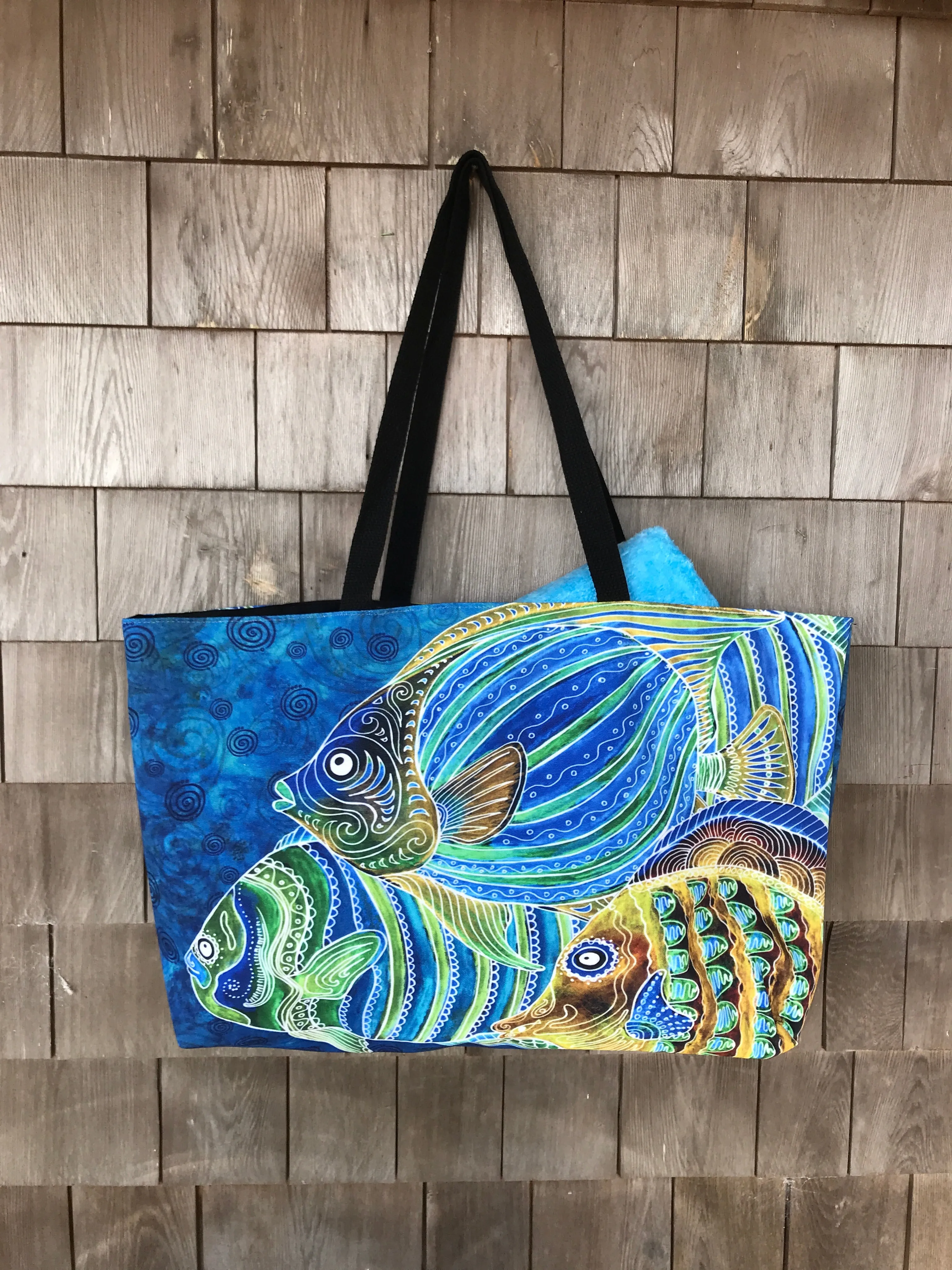 Fish School Beach Bag