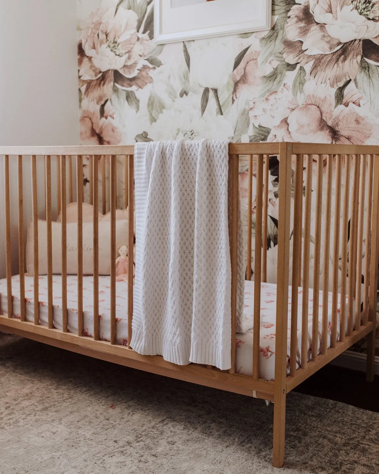 Fitted Jersey Cot Sheet | Ballerina