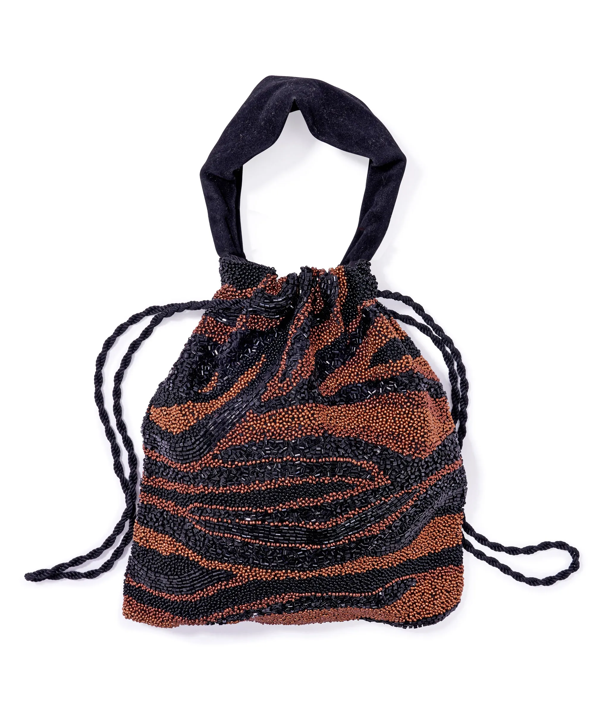 Gala Bag in Black and Brown Zebra