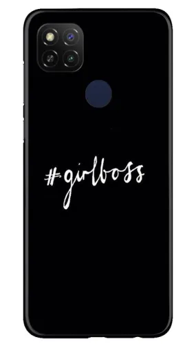 #GirlBoss Mobile Back Case for Redmi 9 Active (Design - 266)