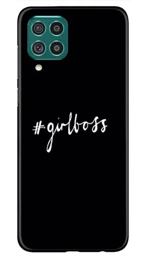 #GirlBoss Mobile Back Case for Samsung Galaxy F22 (Design - 266)