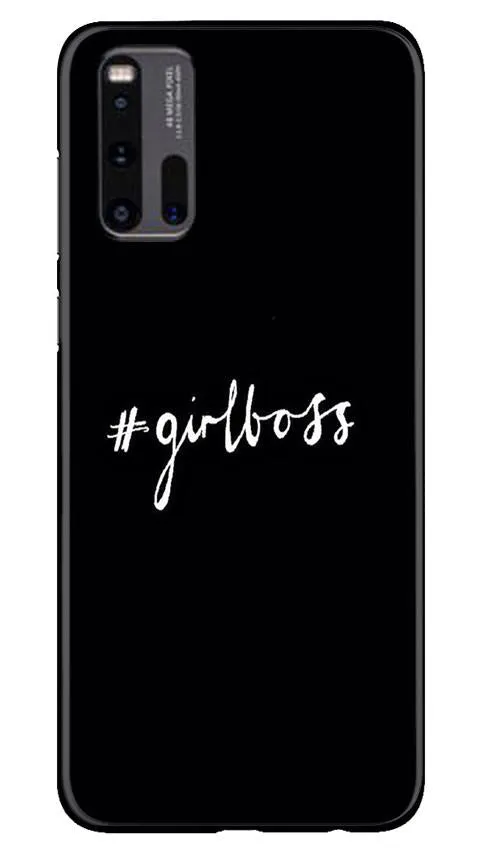 #GirlBoss Mobile Back Case for Vivo iQ00 3 (Design - 266)