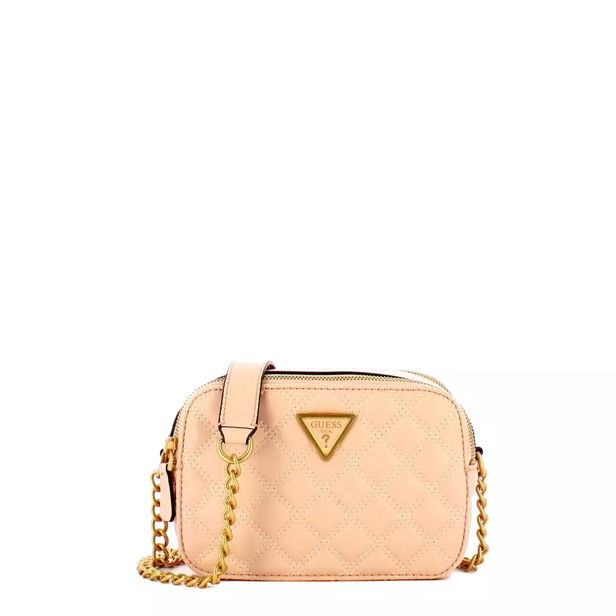 GUESS GIULLY QUILTED CAMERA CROSSBODY