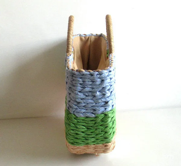 Handmade Rattan Beach Straw Bag - Oddinna