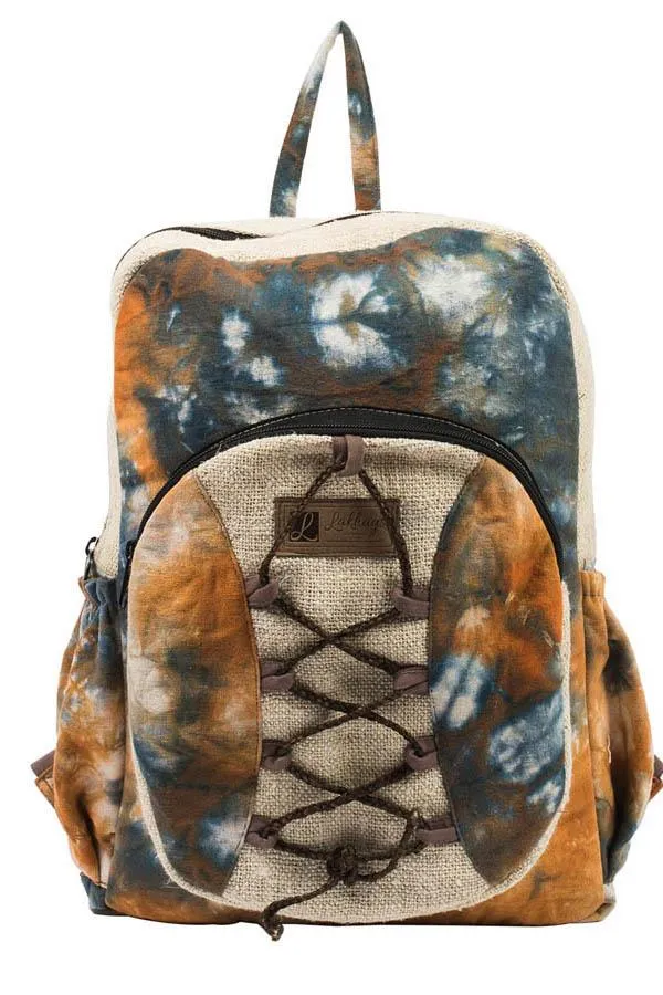 Hemp Blend Tie-Dye Buddies Backpack